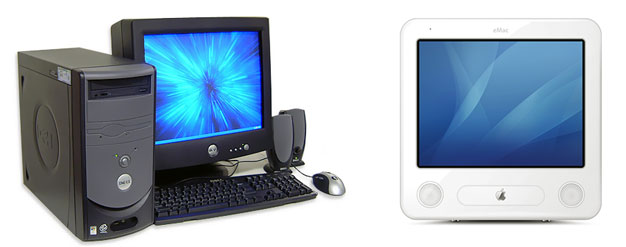 Dell Dimension 2400 vs Apple eMac