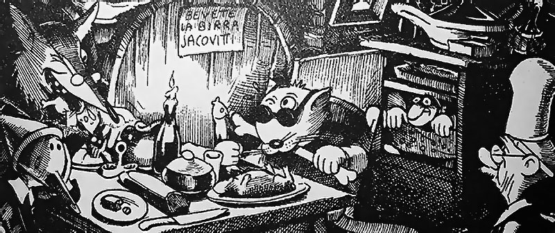 Vignetta dal Pinocchio di Jacovitti